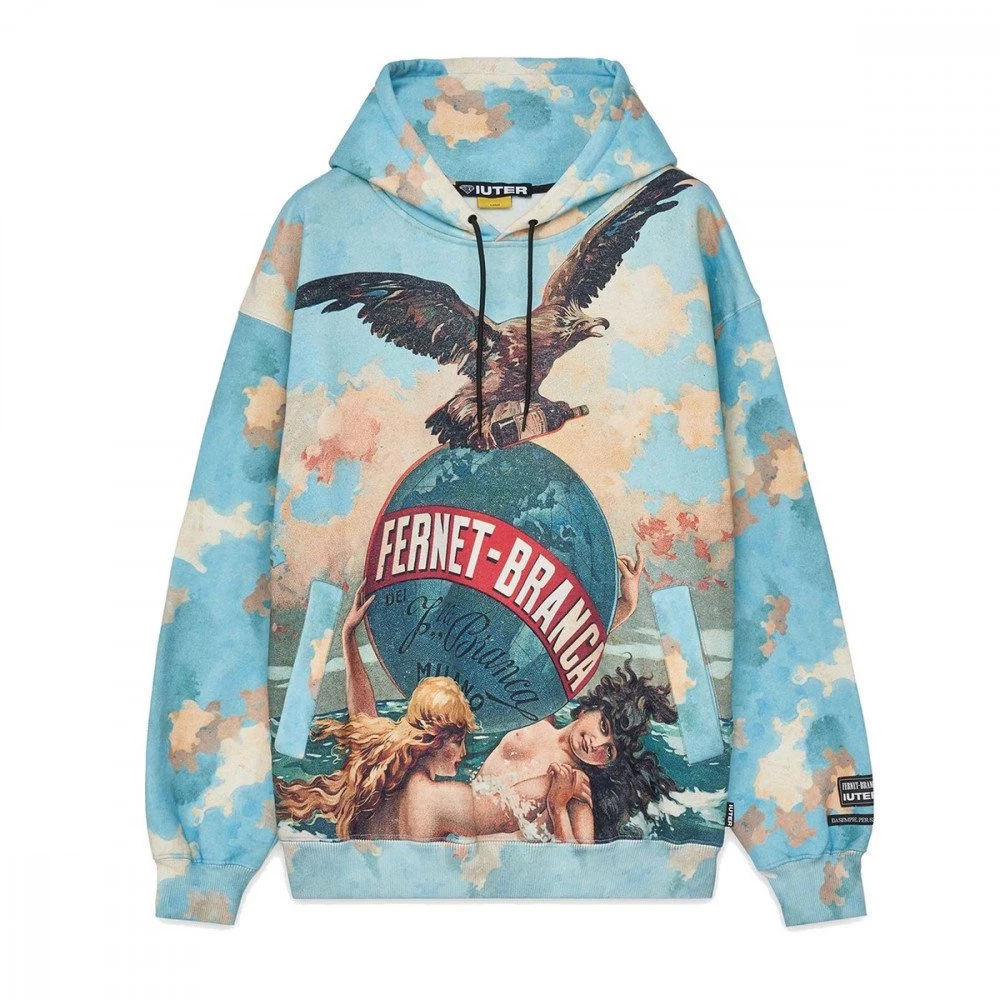 IUTER FELPA CON CAPPUCCIO 1904 FERNET Multicolor 3 IUTER FELPA CON CAPPUCCIO 1904 FERNET Multicolor