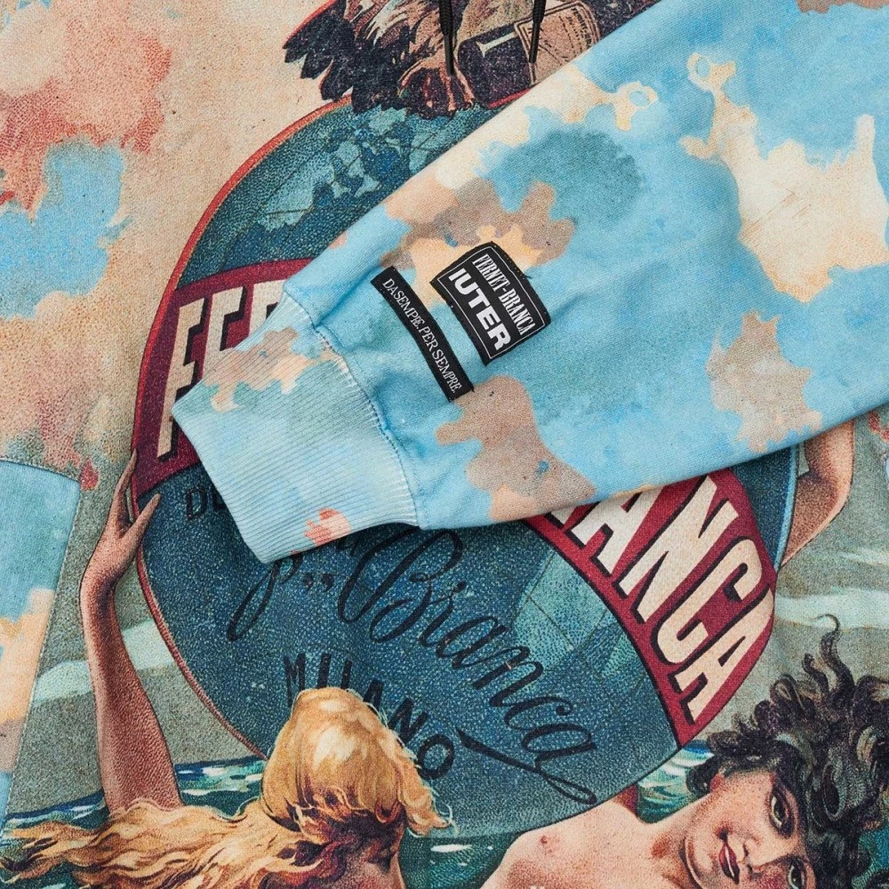 IUTER FELPA CON CAPPUCCIO 1904 FERNET Multicolor 6 IUTER FELPA CON CAPPUCCIO 1904 FERNET Multicolor - immagine 4