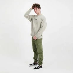 IUTER MAGLIONE BENGALA Grigio -Tendenza Italia iuter 22sijm85 maglione bengala street style uomo 044738601 grey 6