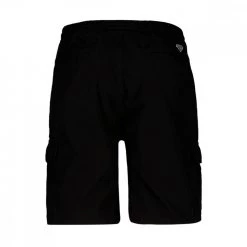 IUTER BERMUDA CARGO Nero -Tendenza Italia iuter 22sisj01 bermuda cargo street style uomo 044751801 black 3