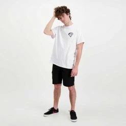 IUTER BERMUDA CARGO Nero -Tendenza Italia iuter 22sisj01 bermuda cargo street style uomo 044751801 black 6