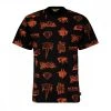 IUTER T-SHIRT HORNS ALLOVER Nero
