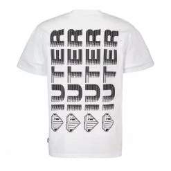 IUTER T-SHIRT FAST LOGO Bianco -Tendenza Italia iuter 22sits16 t shirt fast logo street style uomo 044752201 white 2