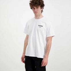 IUTER T-SHIRT FAST LOGO Bianco -Tendenza Italia iuter 22sits16 t shirt fast logo street style uomo 044752201 white 3