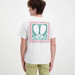 IUTER T-SHIRT LOVELY Bianco -Tendenza Italia iuter 22sits45 t shirt lovely street style uomo 044750901 white 4