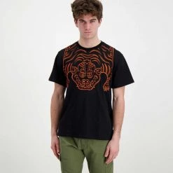 IUTER T-SHIRT TIBETAN Nero -Tendenza Italia iuter 22sits68 t shirt tibetan street style uomo 044739601 black 3