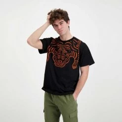 IUTER T-SHIRT TIBETAN Nero -Tendenza Italia iuter 22sits68 t shirt tibetan street style uomo 044739601 black 5