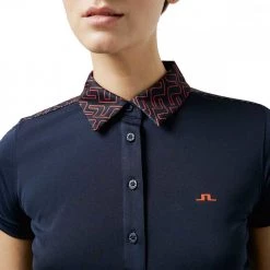 J LINDEBERG CARA GOLF POLO 7 J LINDEBERG CARA GOLF POLO -Tendenza Italia j lindeberg gwjt05642 cara golf polo abbigliamento golf donna 045013101 6855 3