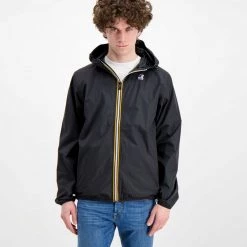 K-WAY GIACCA CLAUDE LE VRAI 3.0. UNISEX Nero -Tendenza Italia k way k004bd0 giacca claude le vrai 3 0 unisex giacconi uomo 045341701 usy 2