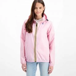 K-WAY GIACCA LE VRAI 3.0 CLAUDE Rosa -Tendenza Italia k way k004bd0 giacca le vrai 3 0 claue donna giacconi donna 042625001 v18 3