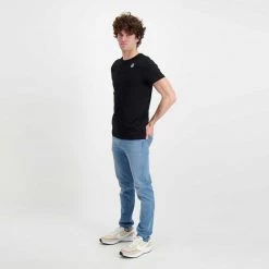 K-WAY T-SHIRT LE VRAI EDOUARD Nero -Tendenza Italia k way k007je0 t shirt le vrai edouard casual uomo 045520201 usy 5