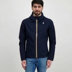 K-WAY GIACCA JACK BONDED JERSEY Blu -Tendenza Italia k way k007lv0 giacca jack bonded jersey giacconi uomo 045341801 k89 3