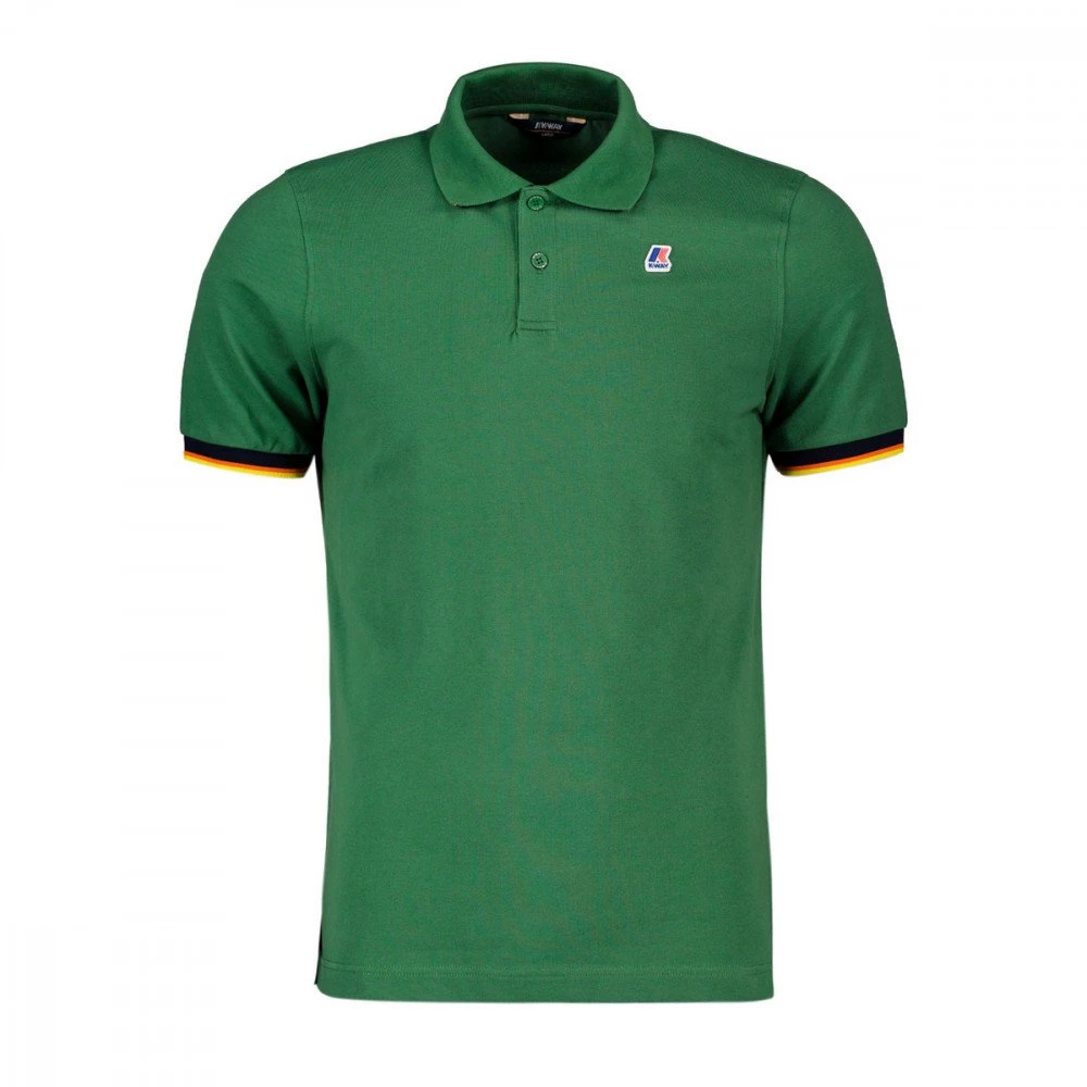 K-WAY POLO VINCENT CONTRASTO Verde 3 K-WAY POLO VINCENT CONTRASTO Verde