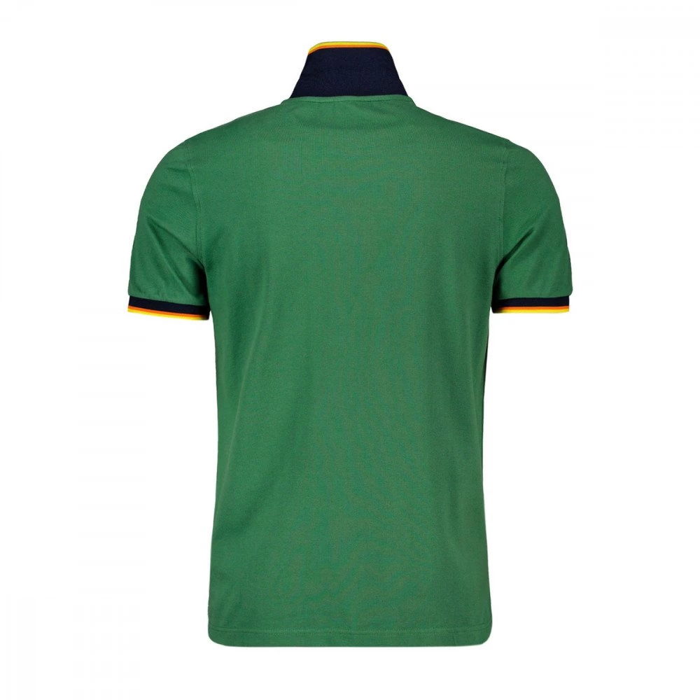 K-WAY POLO VINCENT CONTRASTO Verde 4 K-WAY POLO VINCENT CONTRASTO Verde - immagine 2