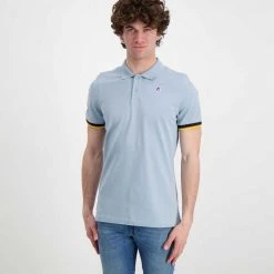 K-WAY POLO VINCENT CONTRASTO Blu -Tendenza Italia k way k008j50 polo vincent contrasto casual uomo 045520401 130 3