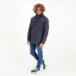 K-WAY GIACCA FIELD MANFIELD RIPSTOP MARMOTTA Blu -Tendenza Italia k way k1119nw giacca field manfield ripstop marmotta giacconi uomo 044018001 a2b 6