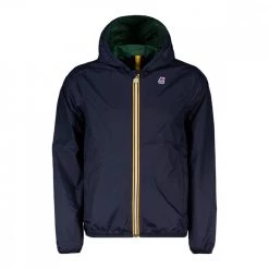 K-WAY GIACCA JACQUES PLUS DOUBLE Blu, Verde -Tendenza Italia k way k111nmw giacca cappuccio jacques plus double giacconi uomo 045342001 ae5 2