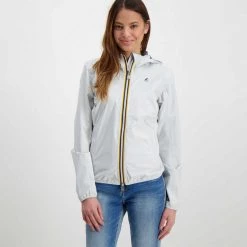 K-WAY GIACCA CON CAPPUCCIO LILY STRETCH DOT DONNA -Tendenza Italia k way k111nqw giacca con cappuccio lily stretch dot donna giacconi donna 045342201 xre 3