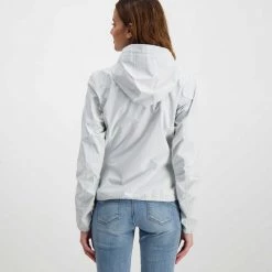 K-WAY GIACCA CON CAPPUCCIO LILY STRETCH DOT DONNA -Tendenza Italia k way k111nqw giacca con cappuccio lily stretch dot donna giacconi donna 045342201 xre 4