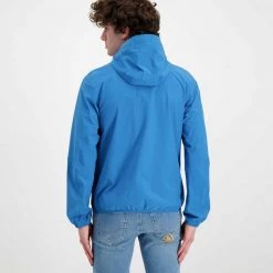K-WAY GIACCA CAPPUCCIO JACK STRETCH DOT Azzurro -Tendenza Italia k way k31126w giacca cappuccio jack stretch dot giacconi uomo 045343101 798 4
