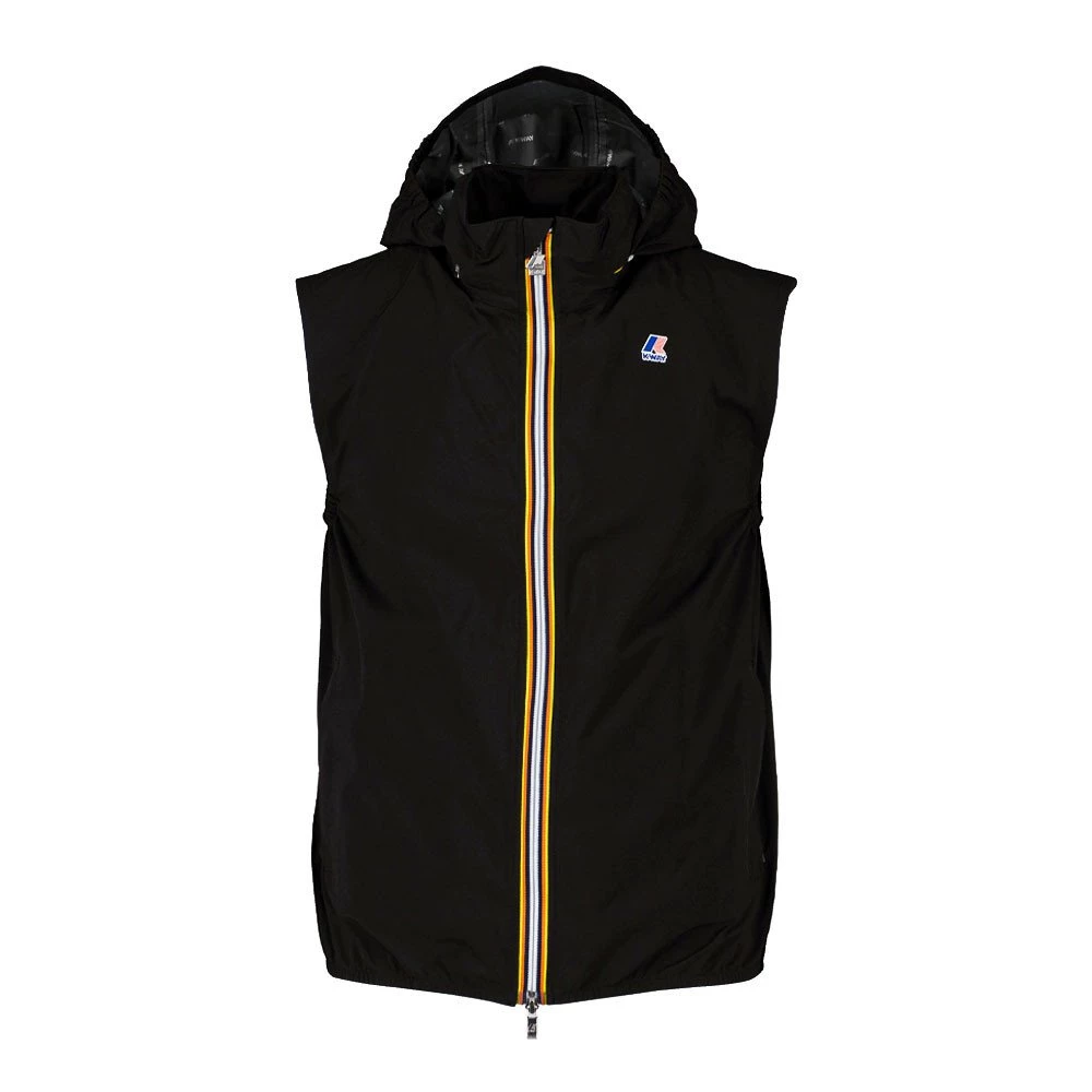 K-WAY GILET CON CAPPUCCIO VALEN STRETCH DOT Nero 4 K-WAY GILET CON CAPPUCCIO VALEN STRETCH DOT Nero - immagine 2