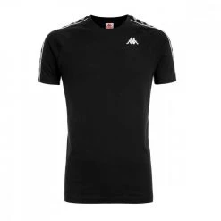 KAPPA T-SHIRT 222 BANDA COEN SLIM BAMBINO Nero