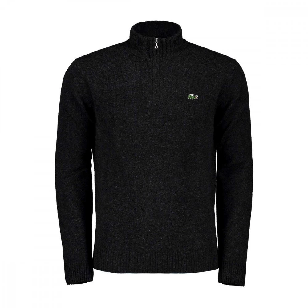 LACOSTE MAGLIONE MEZZA ZIP IN LANA MERINO Grigio 3 LACOSTE MAGLIONE MEZZA ZIP IN LANA MERINO Grigio