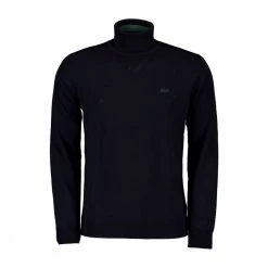 LACOSTE MAGLIONE DOLCEVITA MERINO COCCODRILLO IN TONO Blu