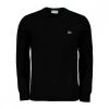 LACOSTE MAGLIONE GIROCOLLO IN COTONE Nero -Tendenza Italia lacoste ah1985 maglione girocollo cotone casual uomo 042617401 031 1
