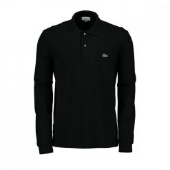 LACOSTE POLO MANICA LUNGA L1312 Nero