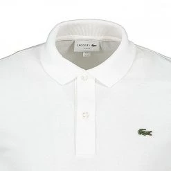 LACOSTE POLO SLIM PH4012 Bianca Bianco -Tendenza Italia lacoste ph4012 polo slim ph4012 bianca casual uomo 032017701 001 2