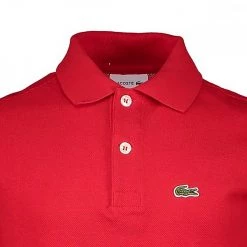 LACOSTE Polo Classic Bambino Rosso -Tendenza Italia lacoste pj2909 polo classic bambino abbigliamento bambino 033830101 240 2