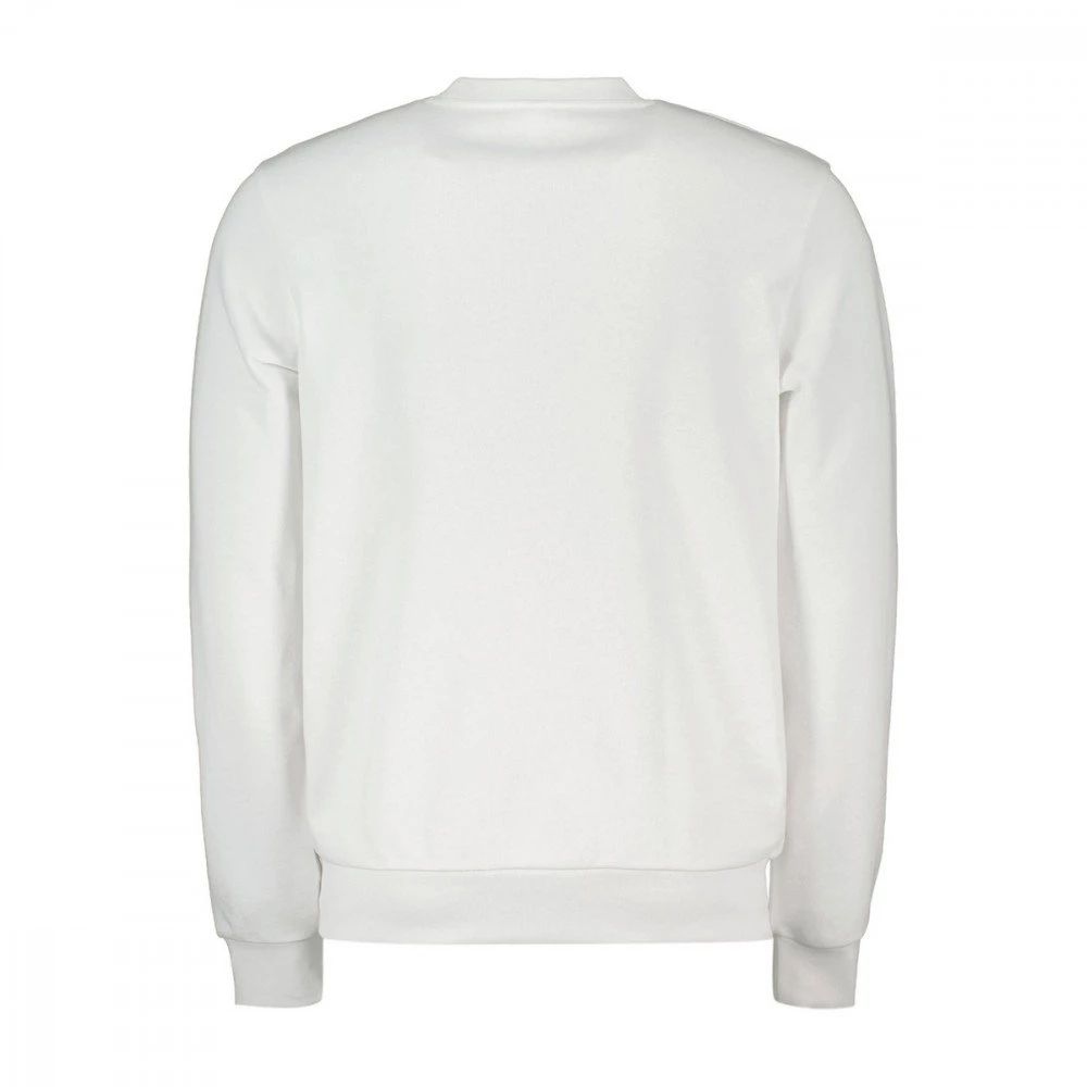 LACOSTE FELPA GIROCOLLO MACRO LOGO Bianco 4 LACOSTE FELPA GIROCOLLO MACRO LOGO Bianco - immagine 2