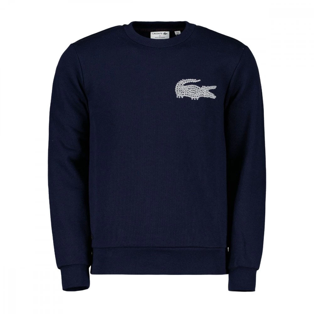 LACOSTE FELPA GIROCOLLO MADE IN FRANCE Blu 3 LACOSTE FELPA GIROCOLLO MADE IN FRANCE Blu