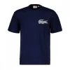 LACOSTE T-SHIRT MADE IN FRANCE Blu -Tendenza Italia lacoste th2691 t shirt made in france casual uomo 045136701 166 1