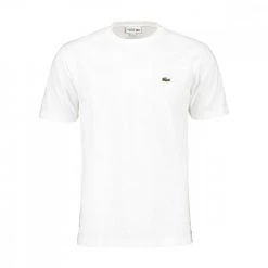 LACOSTE T-SHIRT IN PIQUE' Bianco