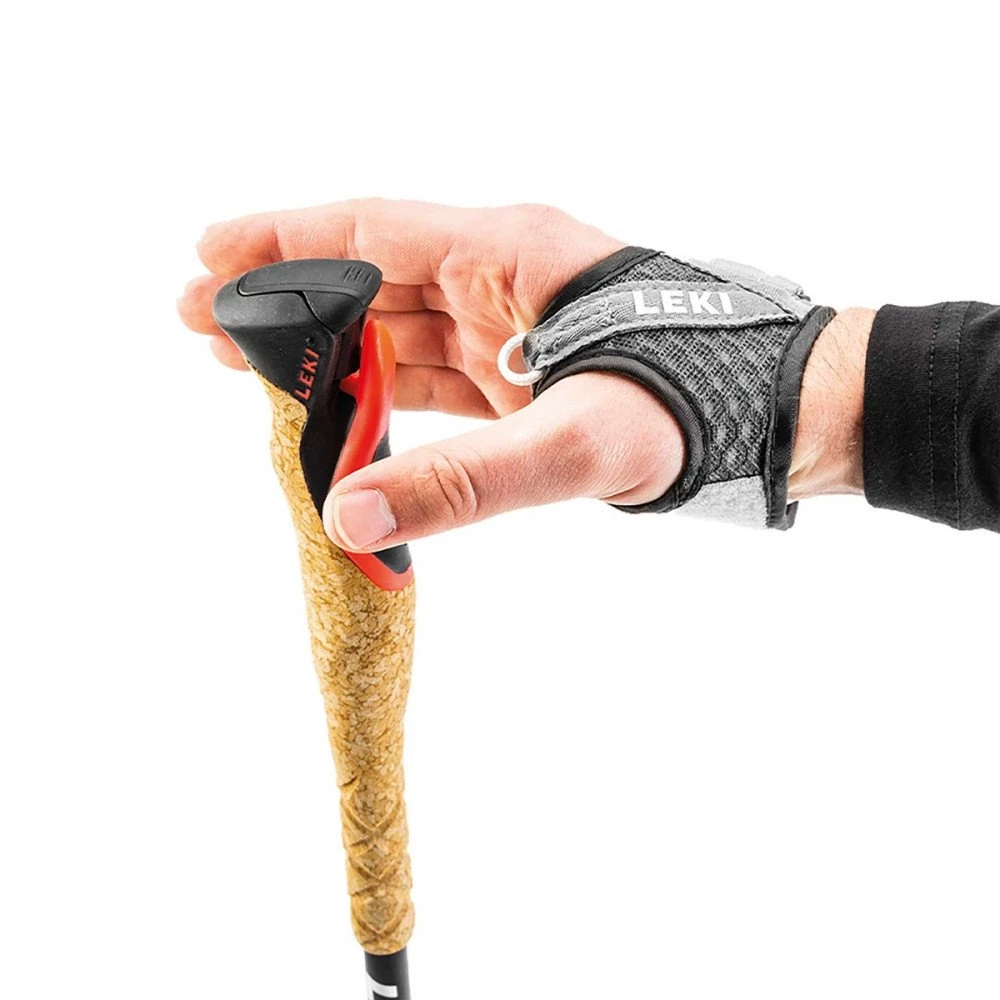 LEKI BASTONCINI MICRO CROSS TRAIL 12 VARIO CARBONIO Bianco, Nero - immagine 4