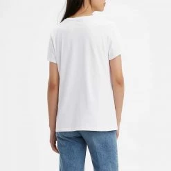 LEVI'S T-SHIRT LOGO DONNA Bianco -Tendenza Italia levi s 17369 t shirt logo donna casual donna 037019401 0297 4