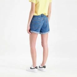 LEVI'S SHORT LONG 501 DONNA Blu -Tendenza Italia levi s 29961 short long 501 donna casual donna 042808401 0021 5