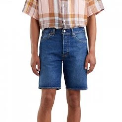 LEVI'S BERMUDA IN DENIM 501® ORIGINAL Blu -Tendenza Italia levi s 36512 bermuda in denim hemmed short casual uomo 045065001 0152 4