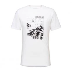 T-SHIRT MAMMUT CORE TILES Bianco