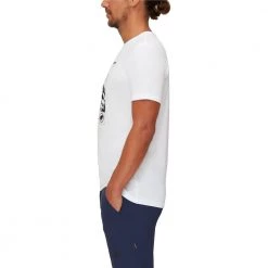 T-SHIRT MAMMUT CORE TILES Bianco -Tendenza Italia mammut 1017 t shirt mammut core tiles abbigliamento montagna uomo 044835701 0243 3