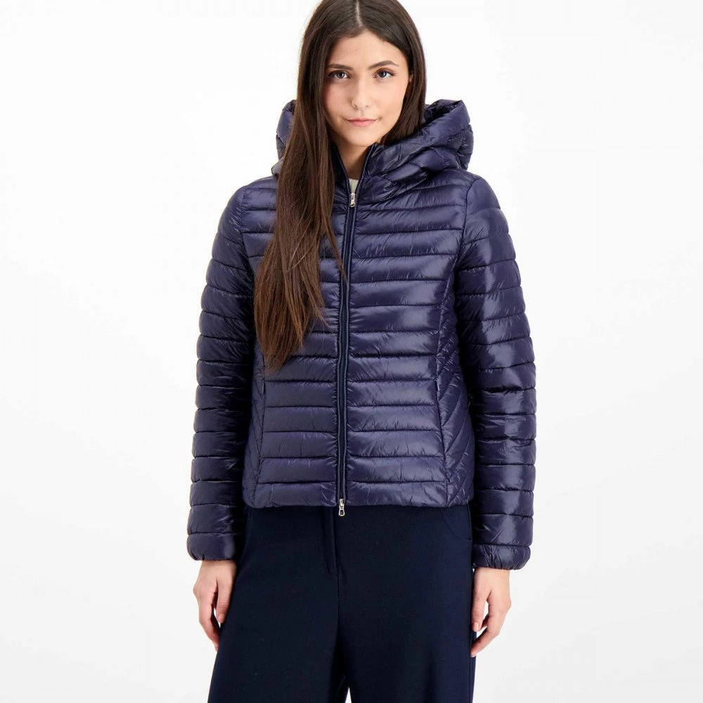 EMME MARELLA PIUMINO CON CAPPUCCIO COSIMO DONNA Blu 6 EMME MARELLA PIUMINO CON CAPPUCCIO COSIMO DONNA Blu - immagine 4