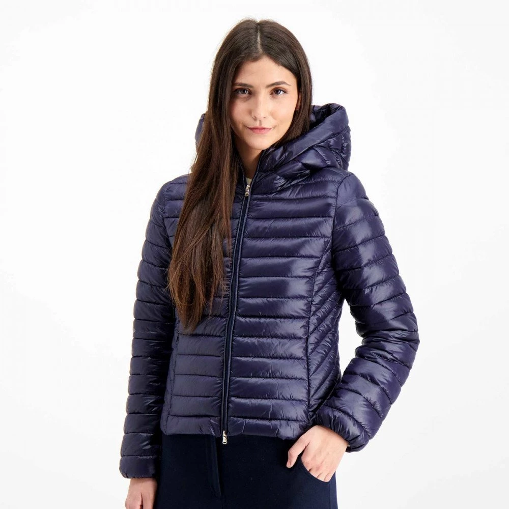 EMME MARELLA PIUMINO CON CAPPUCCIO COSIMO DONNA Blu 7 EMME MARELLA PIUMINO CON CAPPUCCIO COSIMO DONNA Blu - immagine 5