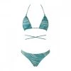 MATINEÉ BIKINI TRIANGOLO LACCETTI E SLIP DONNA Azzurro