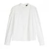 MAX MARA WEEKEND CAMICIA CON INSERTI PIZZO CALCA DONNA Bianco -Tendenza Italia max mara weekend calca22 camicia con inserti pizzo calca donna casual donna 044660001 001 1