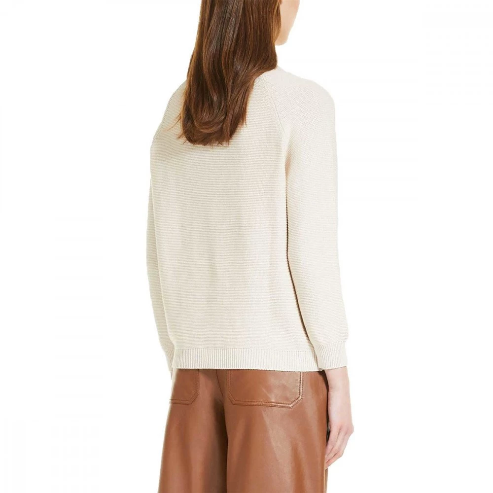 MAX MARA WEEKEND MAGLIONE GIROCOLLO IN CORDONETTO CASERTA DONNA Bianco - immagine 3