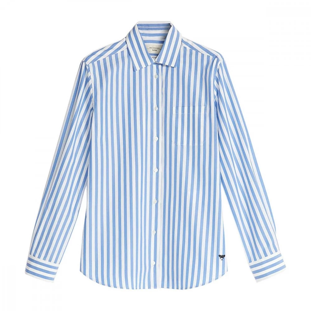 MAX MARA WEEKEND CAMICIA A RIGHE FILIPPO DONNA Azzurro, Bianco 3 MAX MARA WEEKEND CAMICIA A RIGHE FILIPPO DONNA Azzurro, Bianco