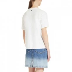 MAX MARA WEEKEND T-SHIRT CON STAMPA PITTORE DONNA Bianco 7 MAX MARA WEEKEND T-SHIRT CON STAMPA PITTORE DONNA Bianco -Tendenza Italia max mara weekend pittore22 t shirt con stampa pittore donna casual donna 044665001 013 3