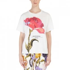 MAX MARA WEEKEND T-SHIRT CON STAMPA PITTORE DONNA Bianco -Tendenza Italia max mara weekend pittore22 t shirt con stampa donna casual donna 044664801 003 2